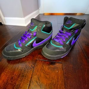 Vintage Nike Air Prestige III Black & Purple Sneakers Shoes Mens Size 10